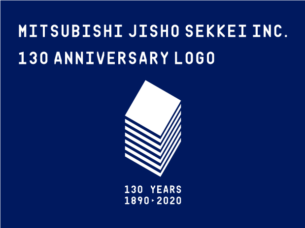 MITSUBISHI JISHO DESIGN INC. 130 ANNIVERSARY LOGO